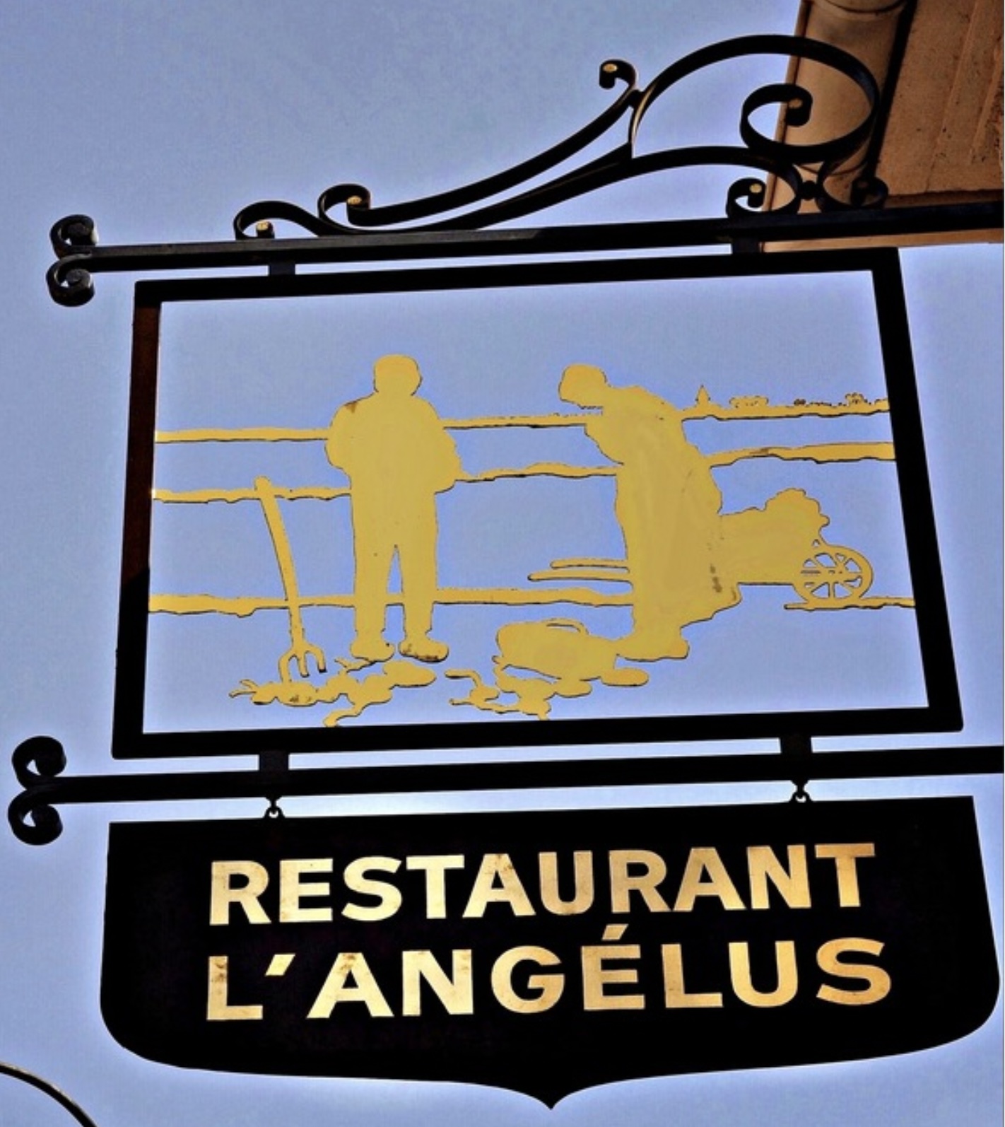 Angelusläuten Wirtshausschild Millet