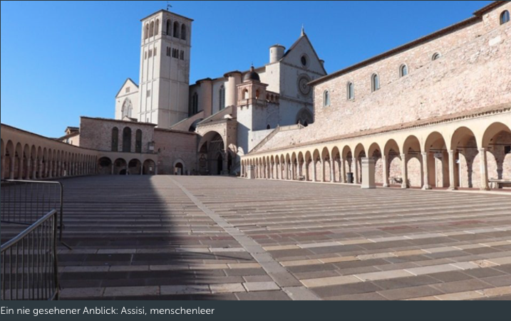 Assisi SanFrancesco CoronaKrise