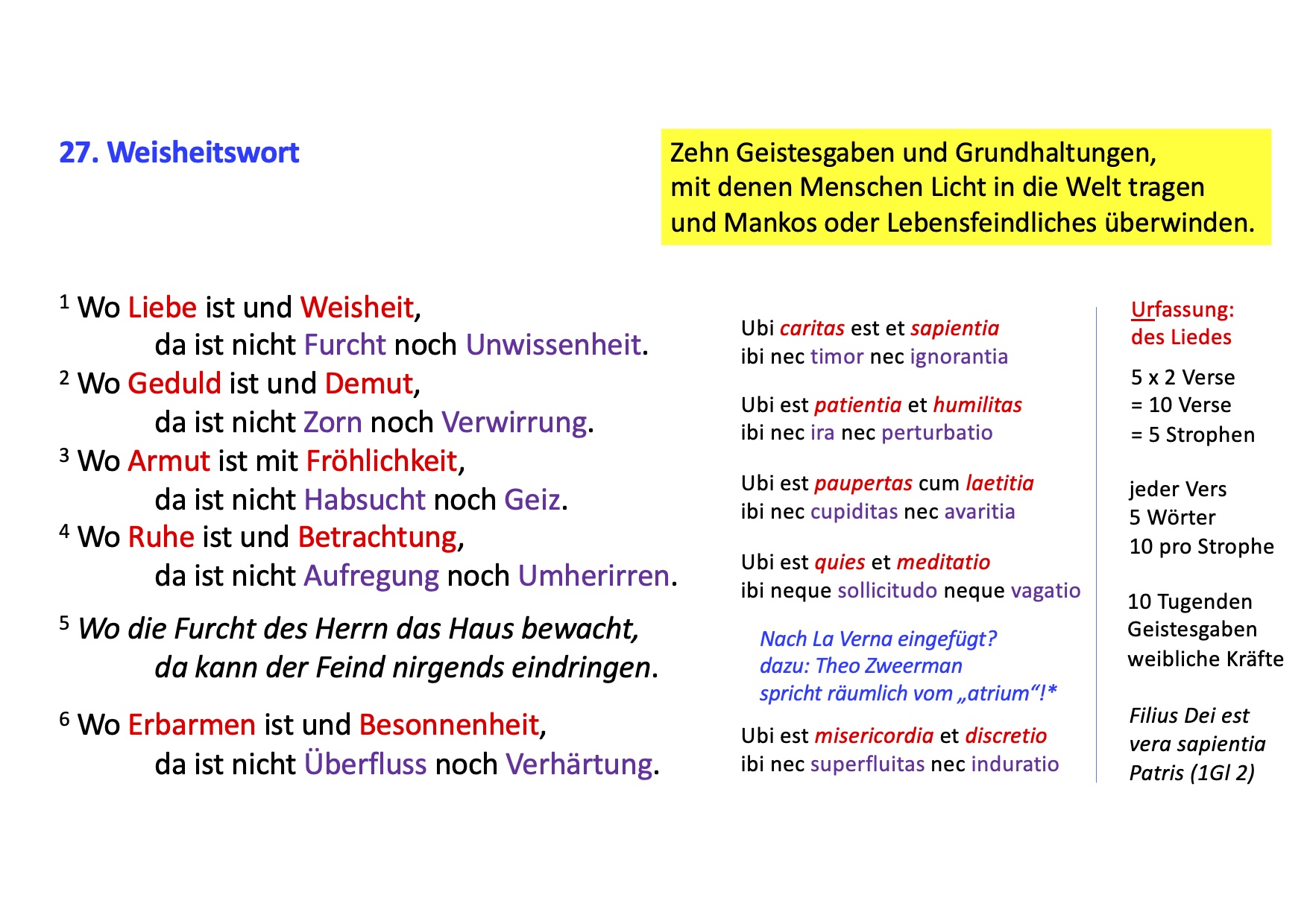 Franziskus Admonitio27