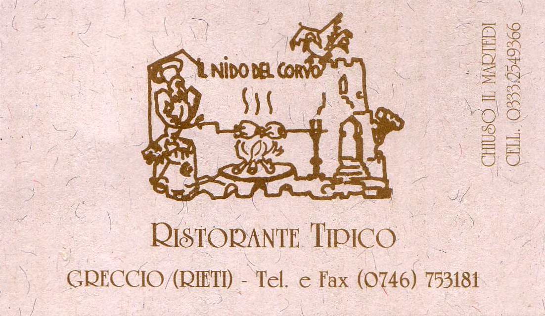 Greccio NidodelCorvo