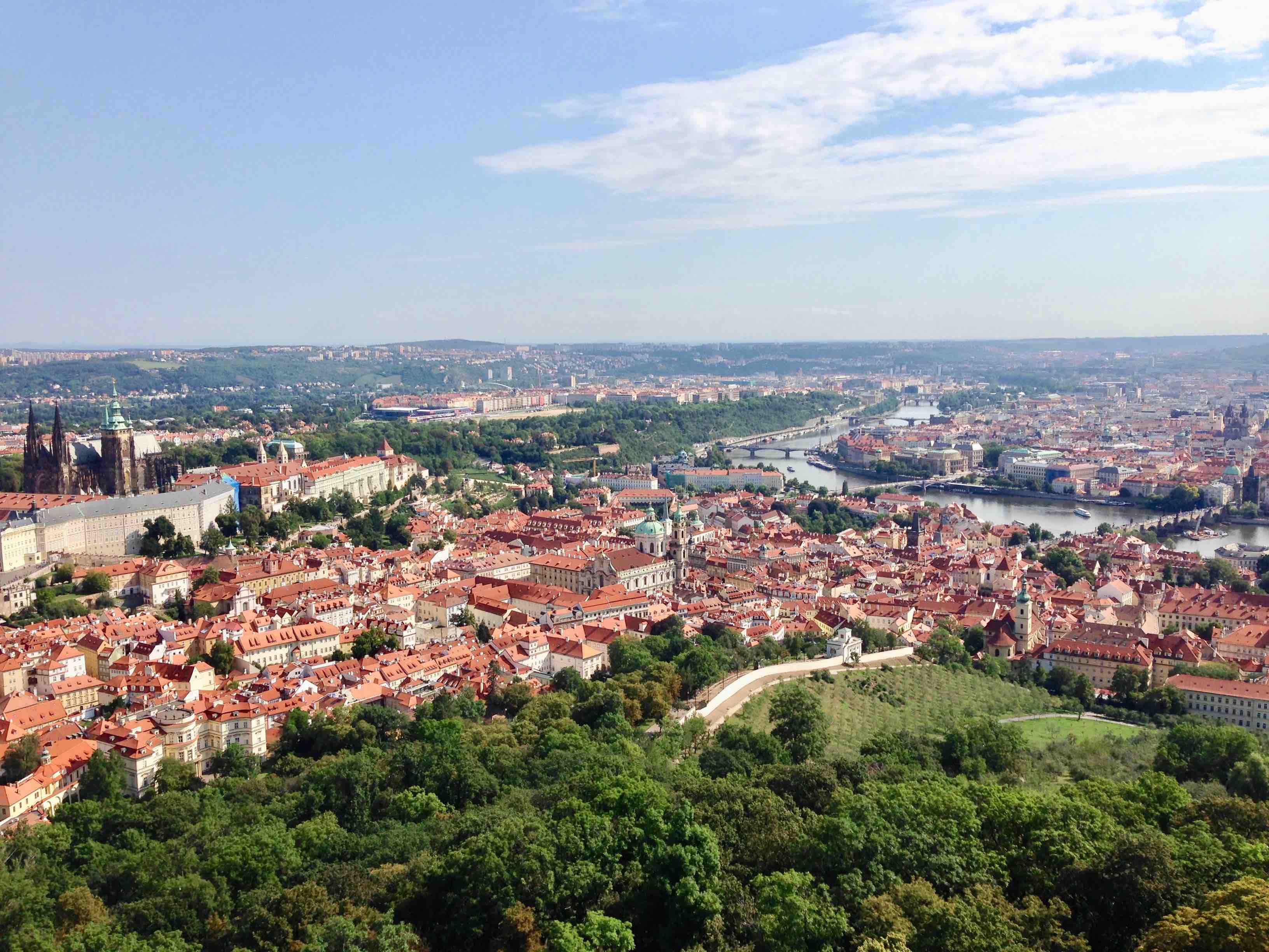 Prag Panorama Petřin2019 10
