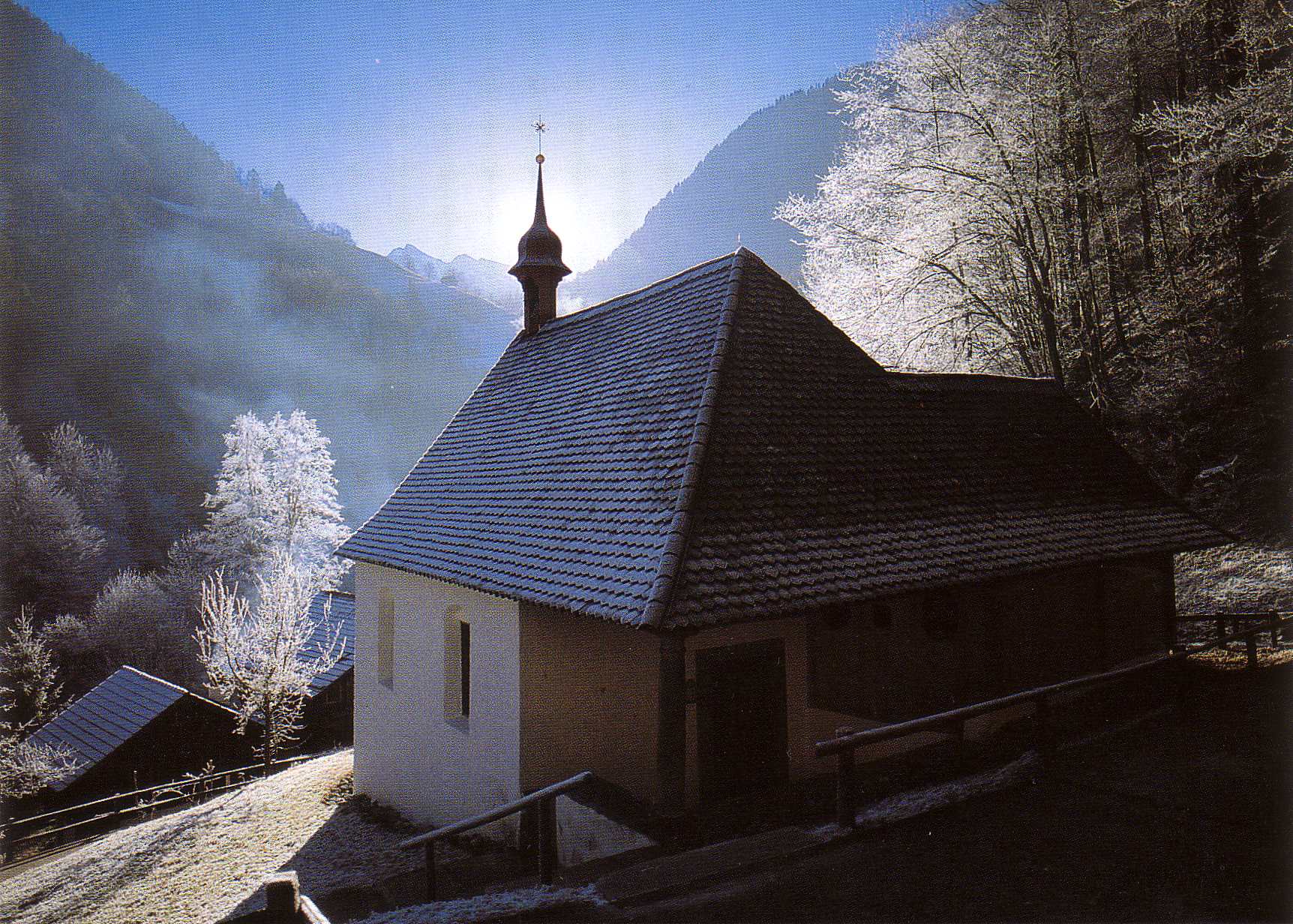 Ranftkapelle Wintermorgen