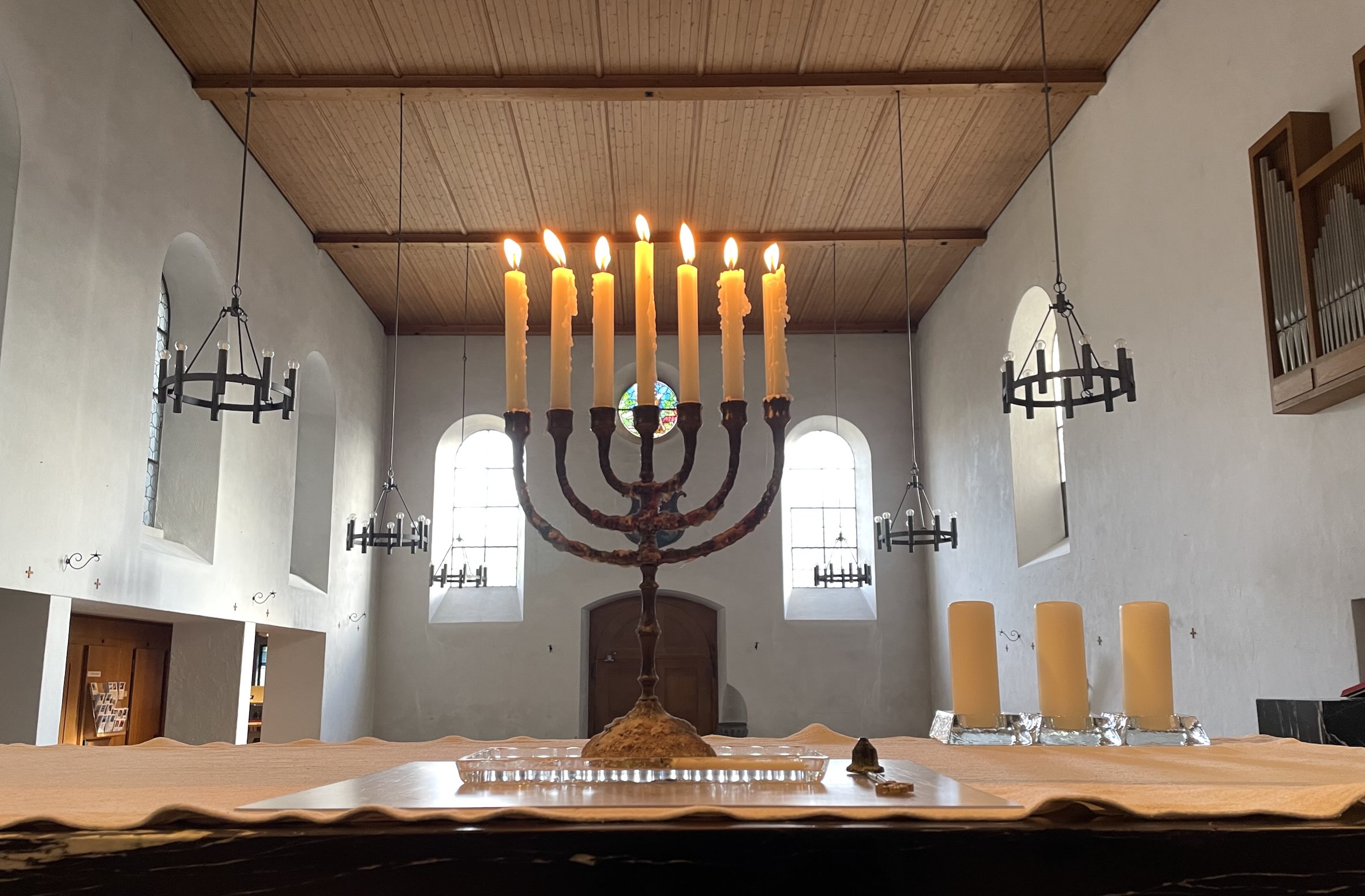 Rapperswil Friedensgebet.Menora2025