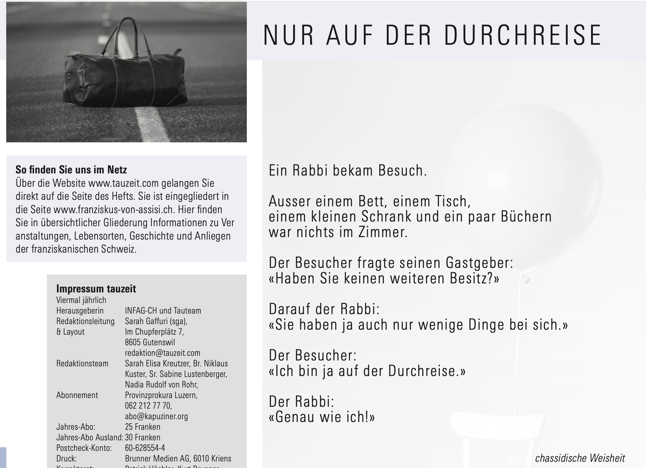 Tauzeit108 Schlusspunkt