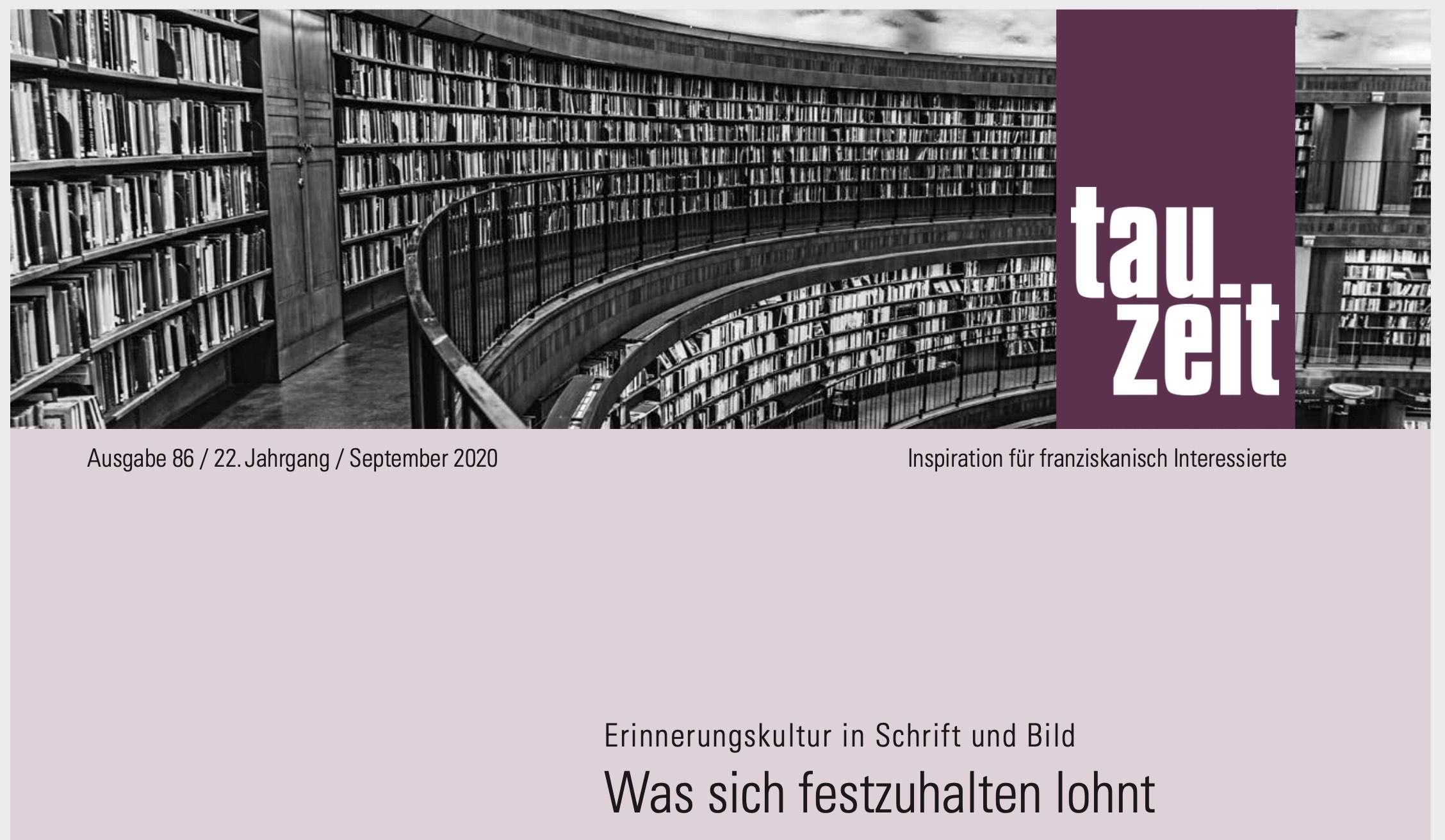 Tauzeit86 Titelbild