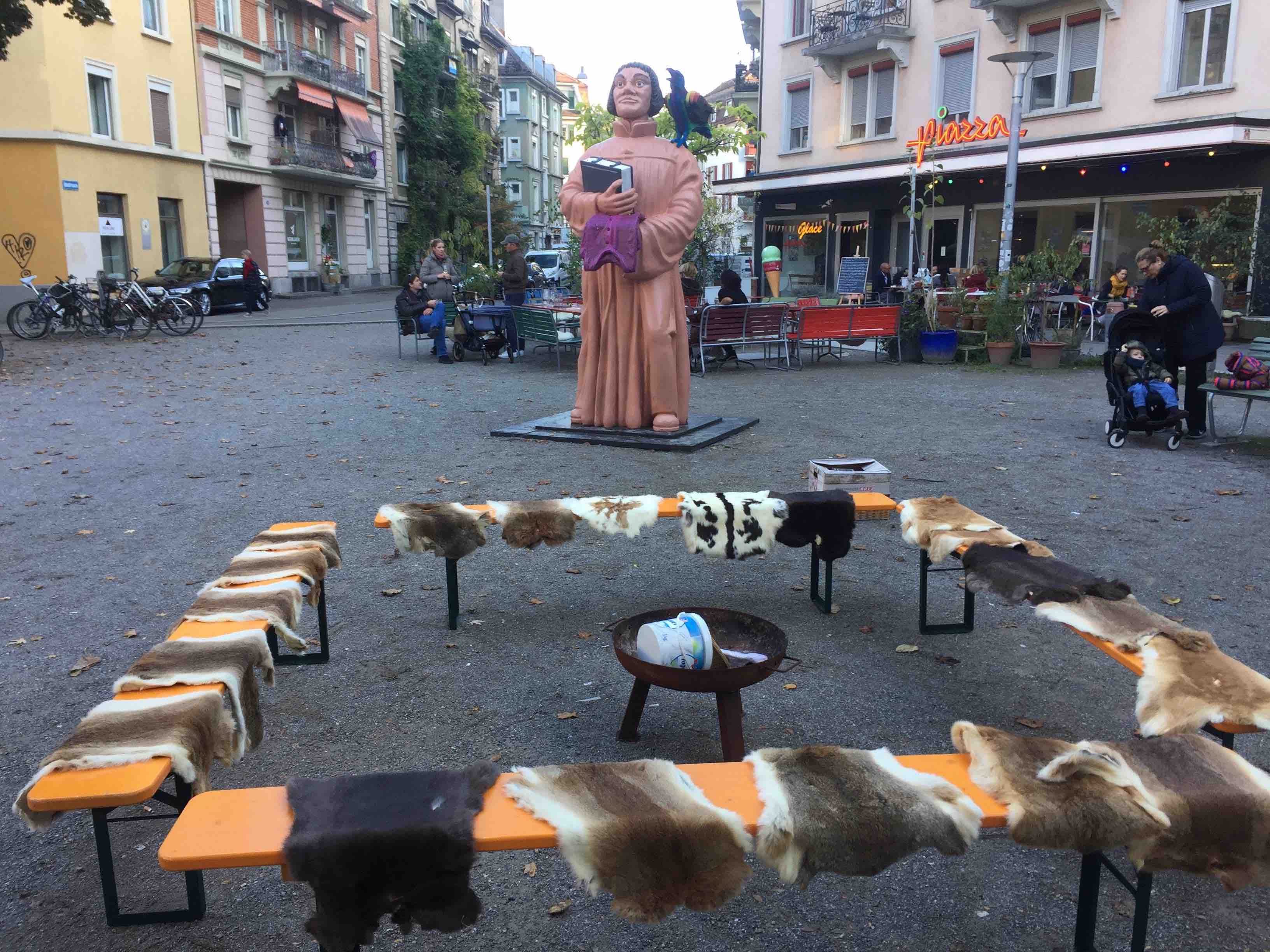 Zwingli Franziskus Idaplatz2019Okt3