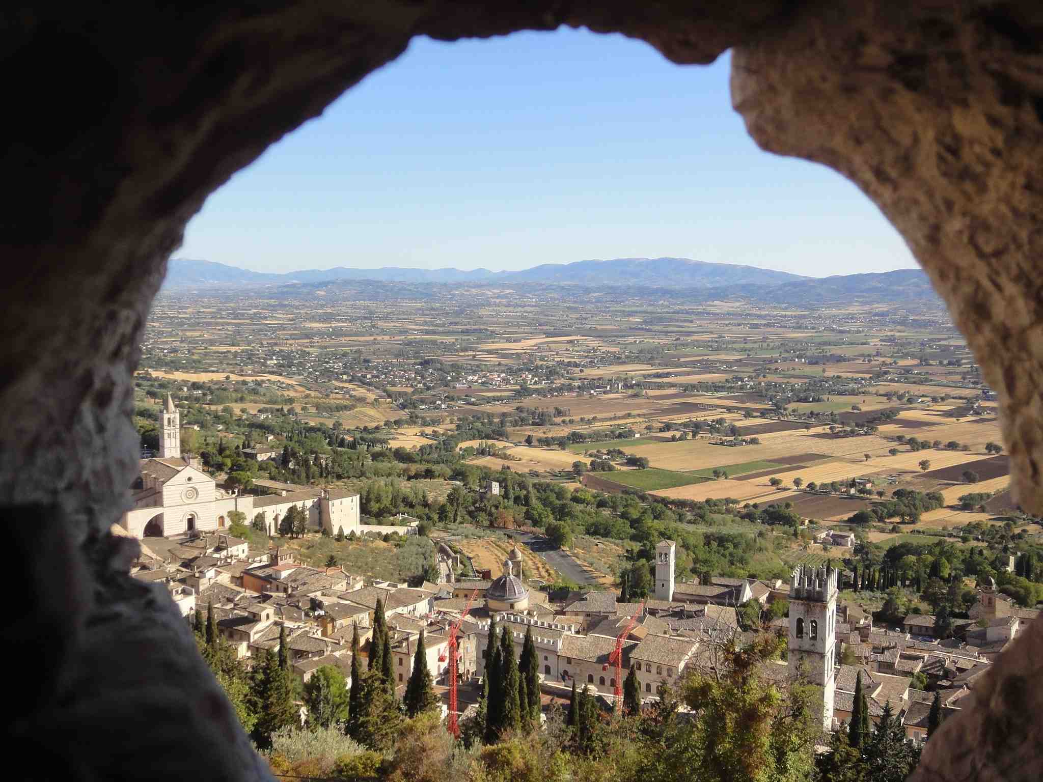 Assisi Rocca Stadt Spoletotal