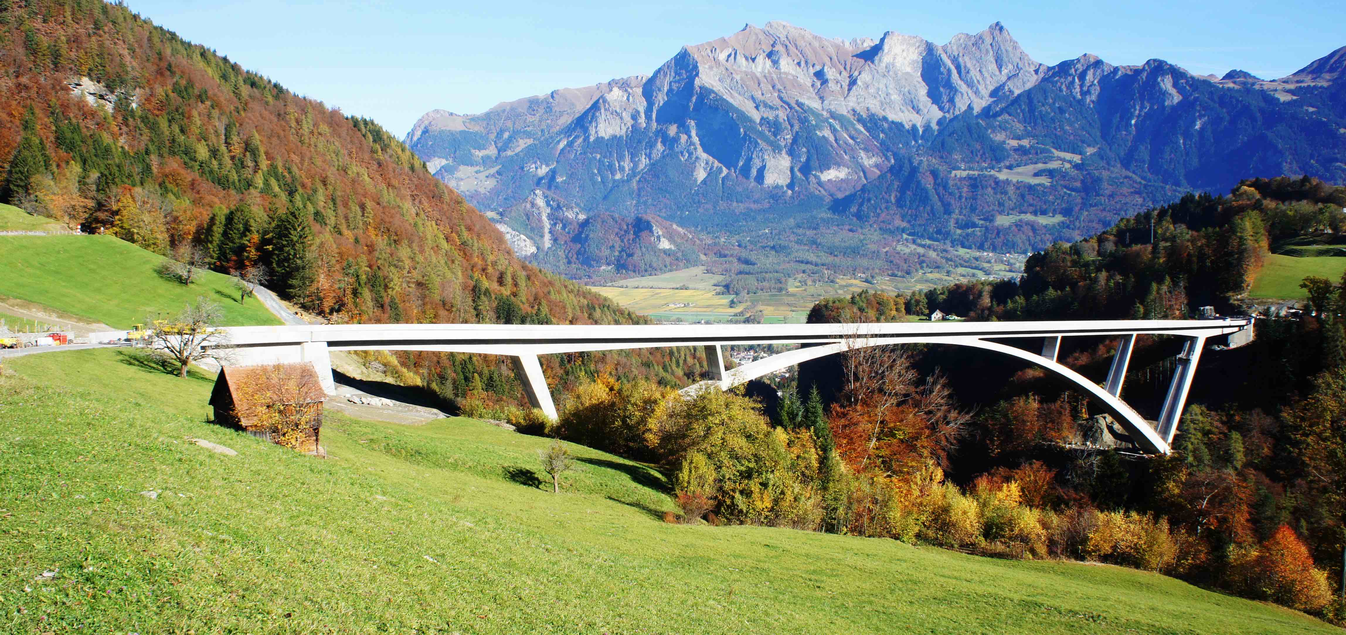 Taminabrücke Calfeisental